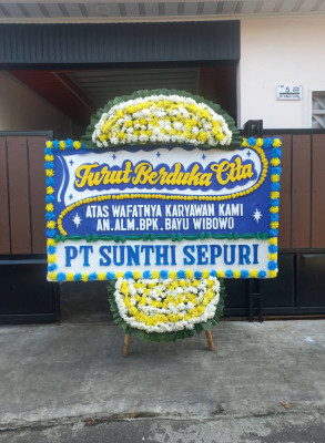 Papan Bunga Duka di Tomba